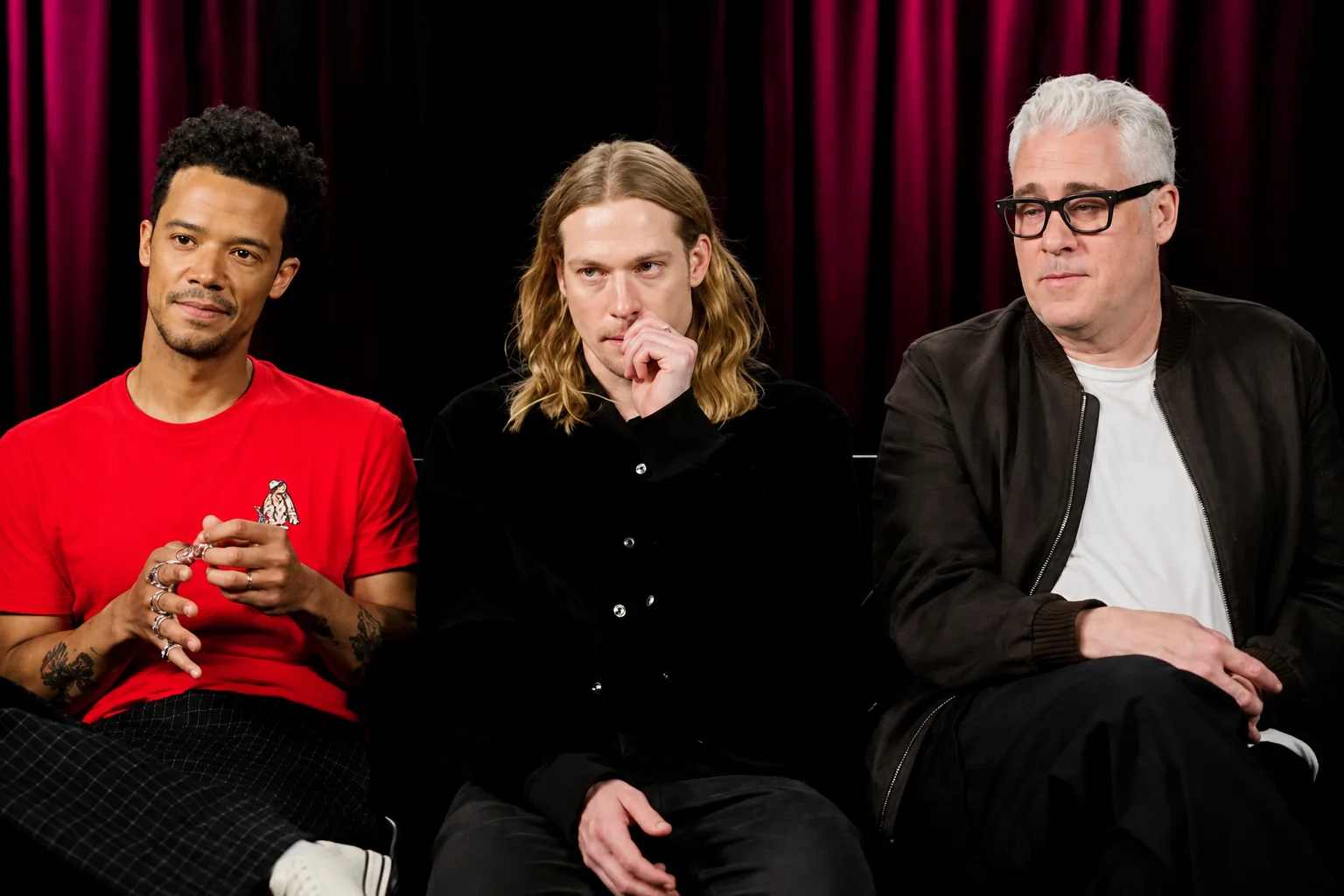 Cast members from The Vampire Lestat during a promotional interview discussing Claudia's emotional return in Episode 6.